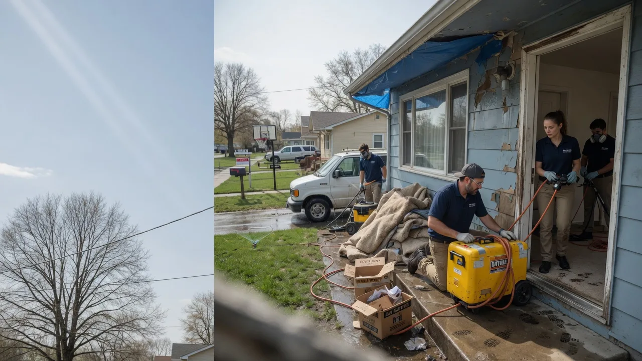 Basement Flood Cleanup in York, AL near me